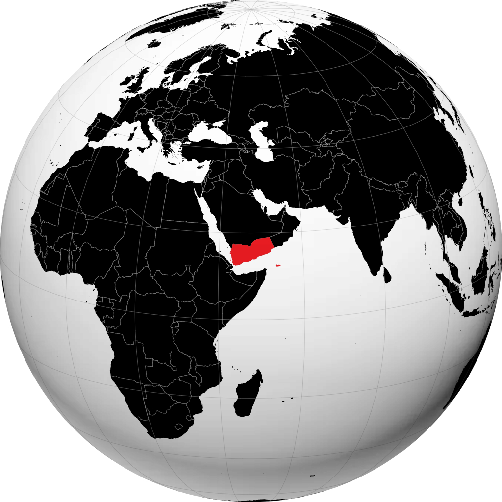 Yemen en el globo
