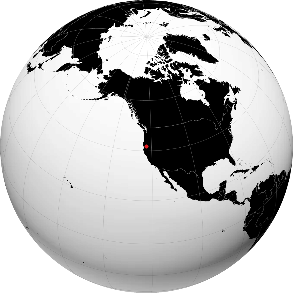 Yreka en el globo