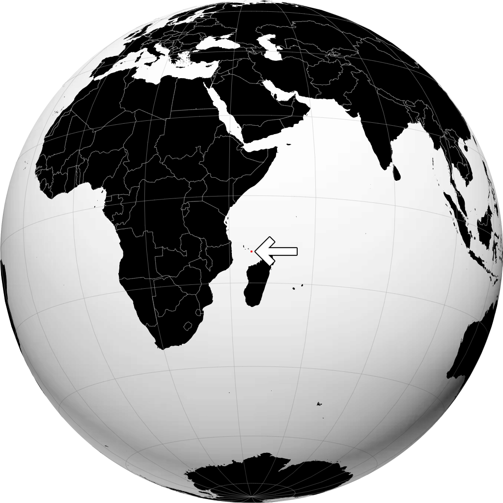 Mayotte en el globo