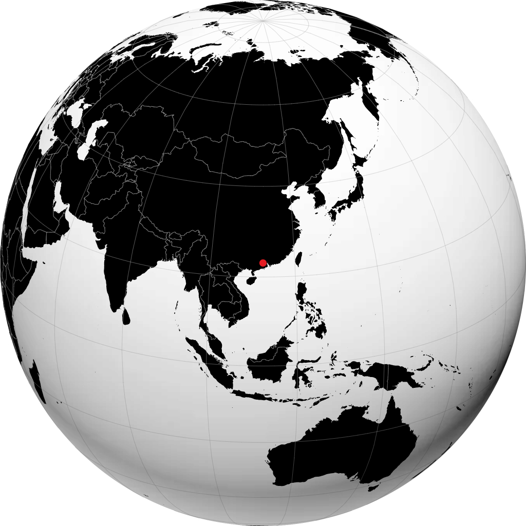 Zhaoqing en el globo