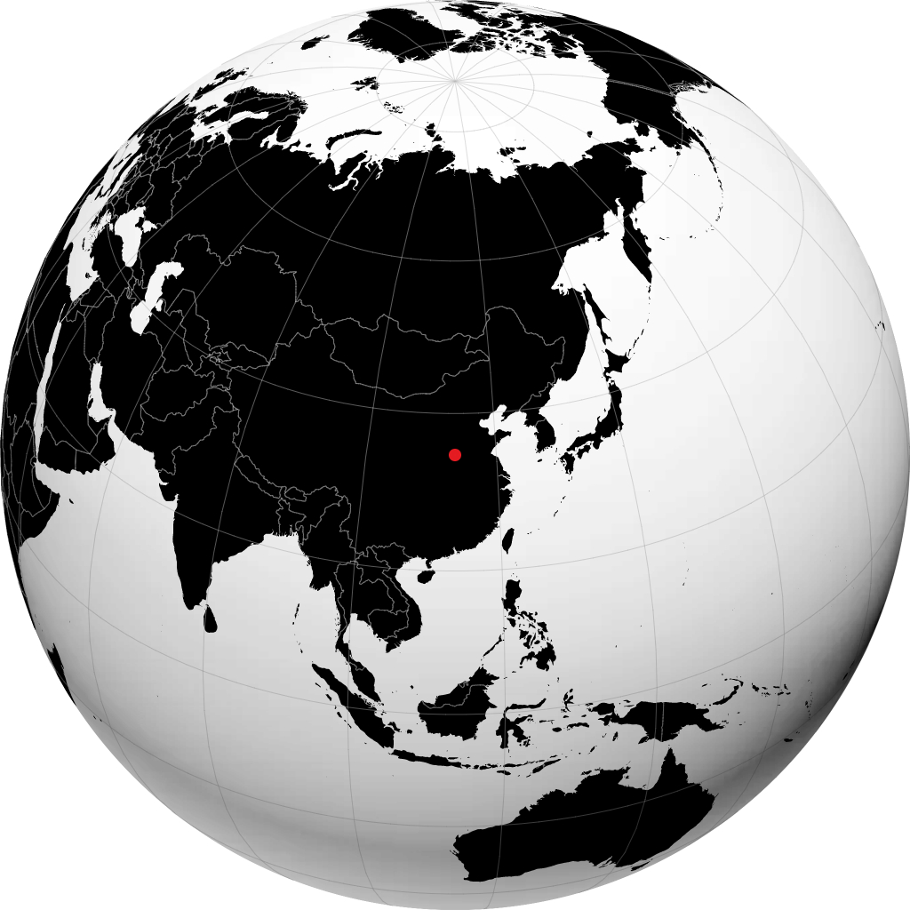 Zhengzhou en el globo