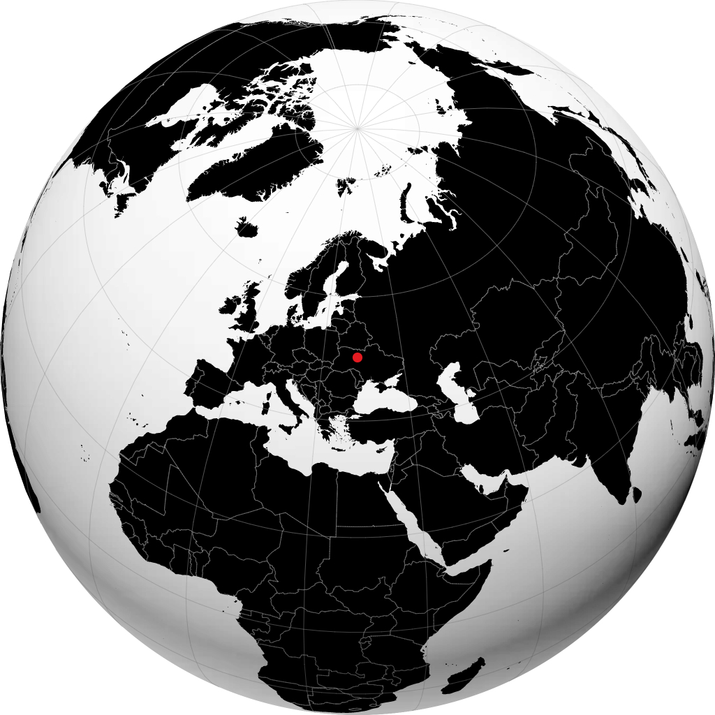 Zhytomyr en el globo