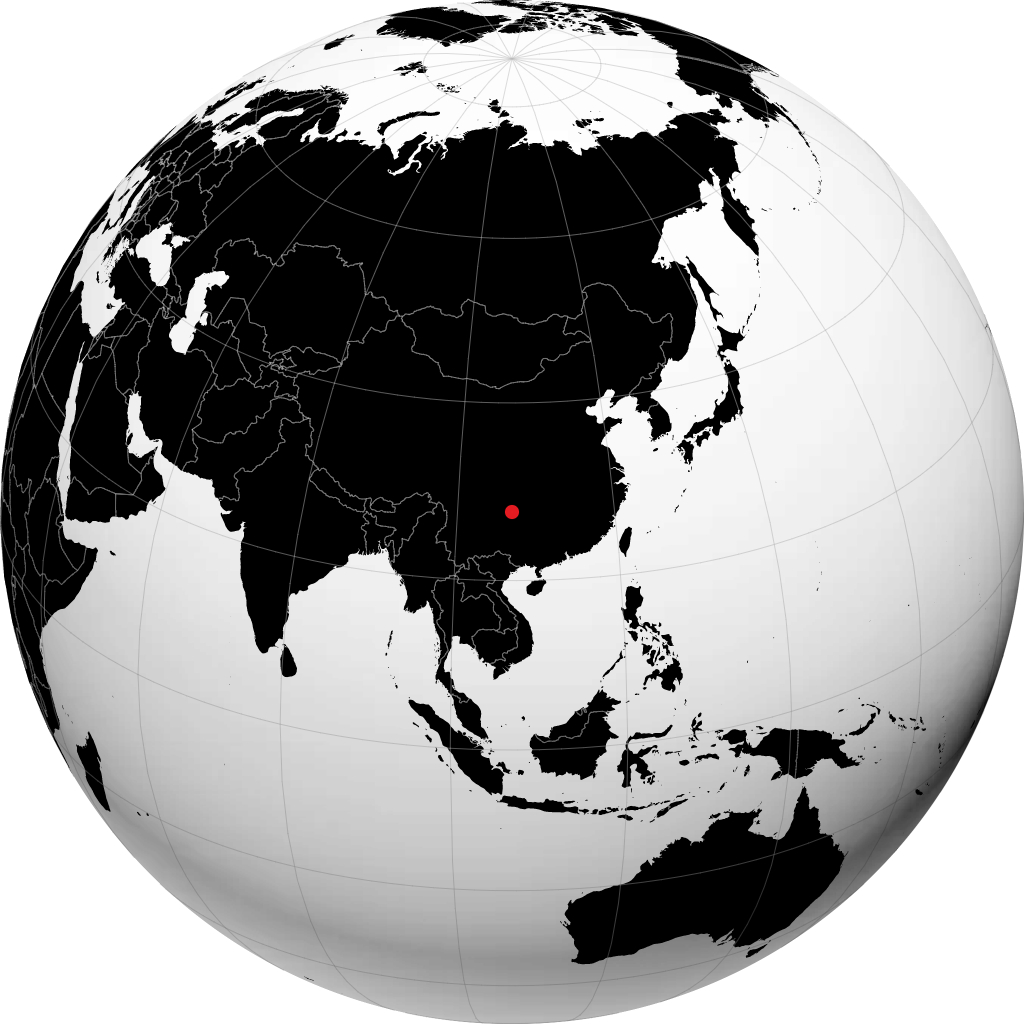 Zunyi en el globo