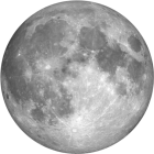 Luna llena, iluminación 100%