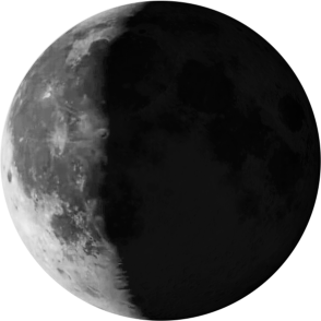 Fase lunar hoy «Creciente menguante»