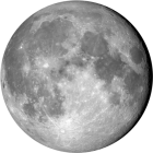 Gibosa menguante, iluminación 97.6%